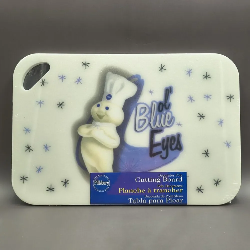 Sealed Pillsbury Doughboy Poppin Fresh Ol' Blue Eyes Cutting Board 2007 New